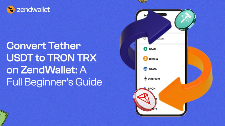 Convert Tether USDT to TRON TRX
