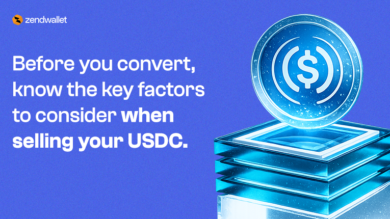 factors to consider when selling your USDC
